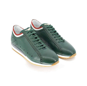 Bogart Man - Men's - Italian Fashion Sneaker-Green-Pair