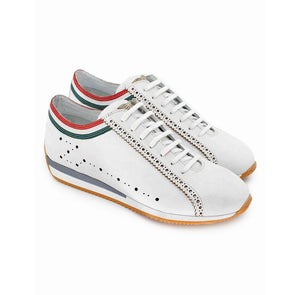 Bogart Man - Men's - Italian Fashion Sneaker-White-Pair