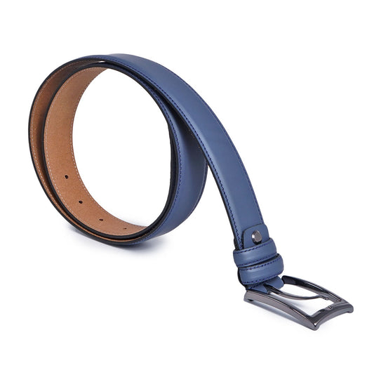 Bogart Man - Men's - Matching Leather Belt-Light-Blue
