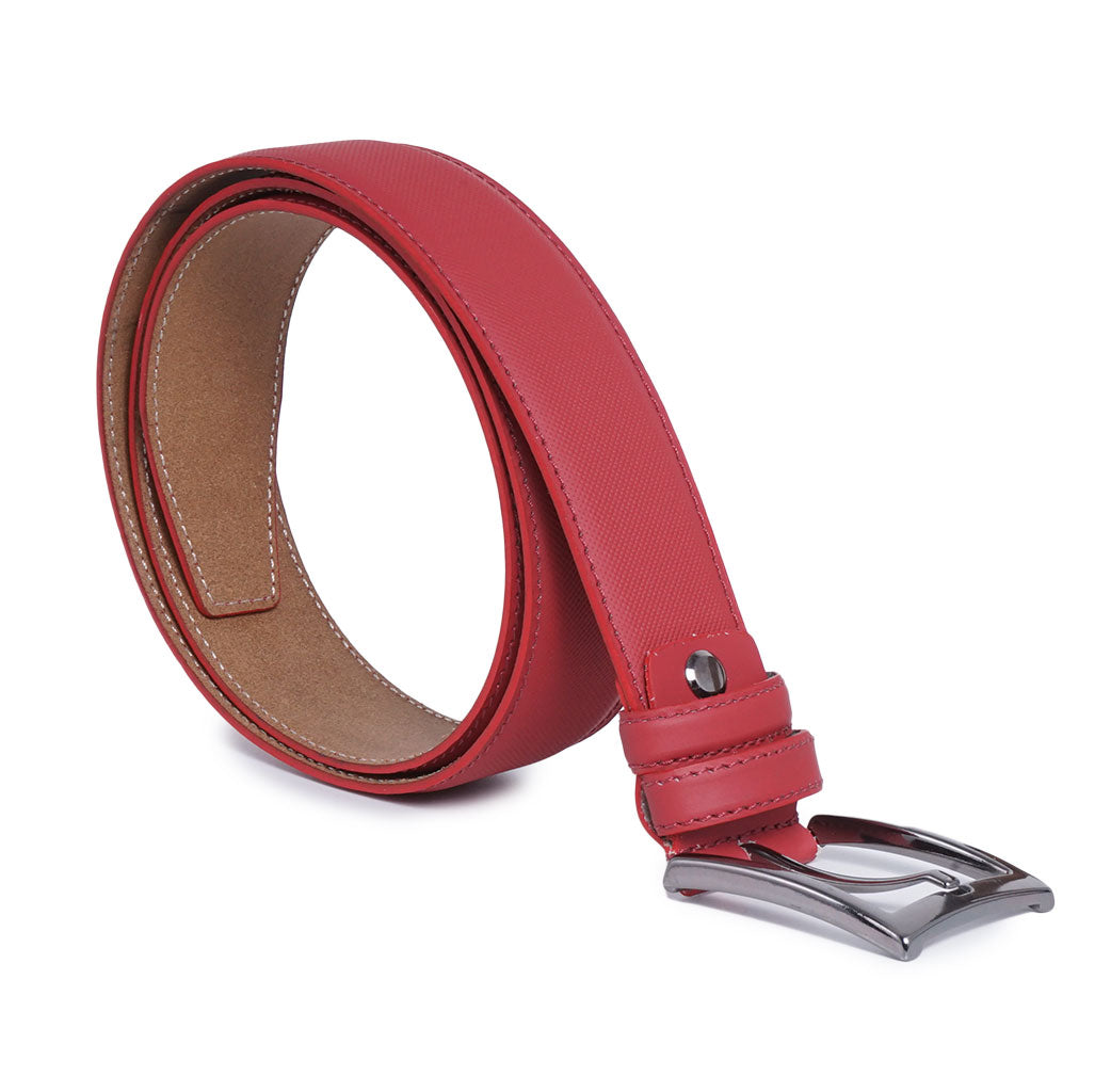 Bogart Man - Men's - Matching Leather Belt-Belt-Red